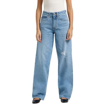 Lee dam Rider lösa jeans, Blå Koi, 33W / 33L Lee dam Rider lösa jeans, Blå Koi, 33W / 33L
