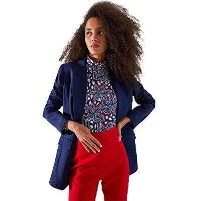 Trendyol Marinblå Blazer Jacka Dam, Marinblå, 36 Trendyol Marinblå Blazer Jacka Dam, Marinblå, 36