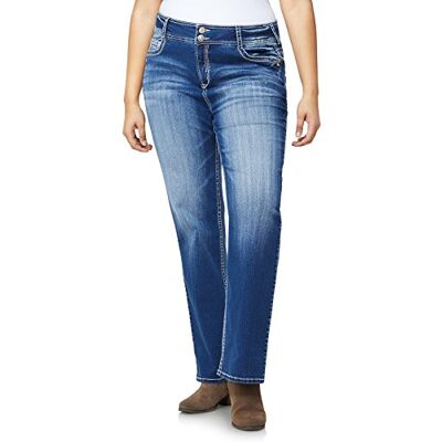 WallFlower Kvinnors plus-size Instastretch kurviga bootcut jeans, Jenna, 46 SE/Plus WallFlower Kvinnors plus-size Instastretch kurviga bootcut jeans, Jenna, 46 SE/Plus