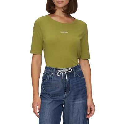 s.Oliver T-shirt med logotyp tryck, 7774, 34 s.Oliver T-shirt med logotyp tryck, 7774, 34