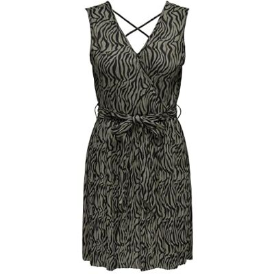 ONLY dam Onlsafari Life S/L Dress Jrs Sommarklänning ONLY dam Onlsafari Life S/L Dress Jrs Sommarklänning