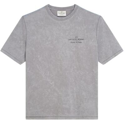 Scotch & Soda Artwork T-shirt, stålgrå U089, L dam Scotch & Soda Artwork T-shirt, stålgrå U089, L dam