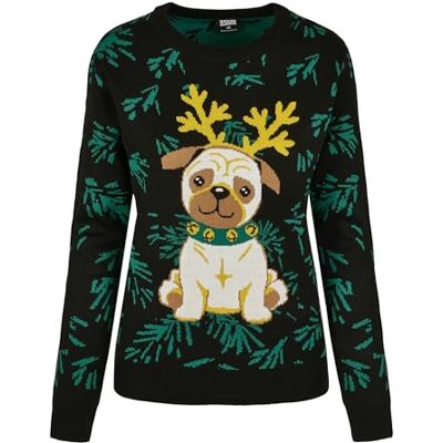Urban Classics dam Pullover Damer Kitty Jul Ful Tröja Tröja Urban Classics dam Pullover Damer Kitty Jul Ful Tröja Tröja