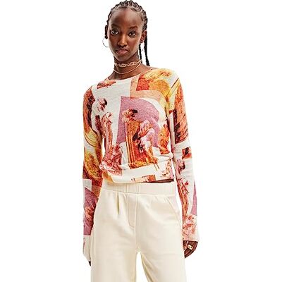 Desigual Tröja_FOTINA_Pull, 3049 rosa, S, röd, S Desigual Tröja_FOTINA_Pull, 3049 rosa, S, röd, S