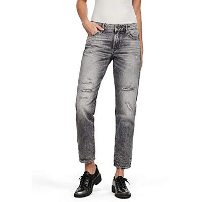 G-STAR RAW dam Jeans Kate Pojkvän Byxor, Grå (Solbleknat ribbad basalt C049-b162) 24W / 30L G-STAR RAW dam Jeans Kate Pojkvän Byxor, Grå (Solbleknat ribbad basalt C049-b162) 24W / 30L