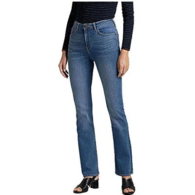 Lee Breese Boot Jeans för kvinnor, Mid Worn Martha, 26 W/31 L EU, Mellanburen martha, 26W x 31L Lee Breese Boot Jeans för kvinnor, Mid Worn Martha, 26 W/31 L EU, Mellanburen martha, 26W x 31L