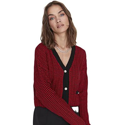 Trendyol Vanlig standard v-ringad stickad kofta, Svart, M Trendyol Vanlig standard v-ringad stickad kofta, Svart, M