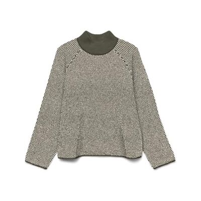 VERO MODA Vmfelize Ls High Neck Pullover Boo, Druva blad, XL VERO MODA Vmfelize Ls High Neck Pullover Boo, Druva blad, XL