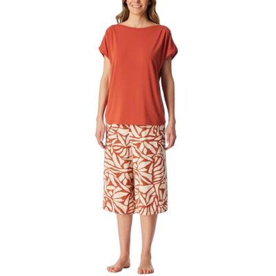 Schiesser Dampyjamas 3/4 byxor kortärmad Modal Jersey – Vald Premium, Terrakotta, 42 Schiesser Dampyjamas 3/4 byxor kortärmad Modal Jersey – Vald Premium, Terrakotta, 42
