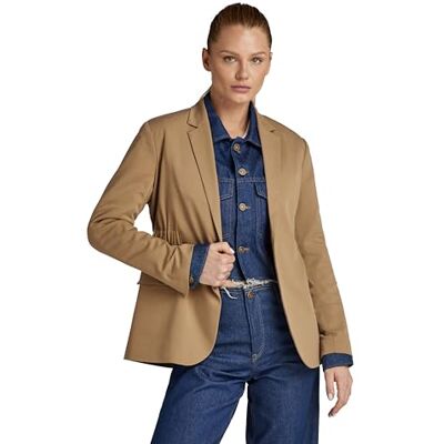 G-STAR RAW blazer elastisk midja, Beige (Safari D24253-d401-b444), XS G-STAR RAW blazer elastisk midja, Beige (Safari D24253-d401-b444), XS