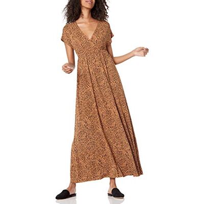 Amazon Essentials maxiklänning för kvinnor (finns i plusstorlek), karamelldjurtryck, XX-Large Amazon Essentials maxiklänning för kvinnor (finns i plusstorlek), karamelldjurtryck, XX-Large