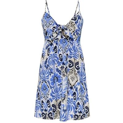 ONLY Onlnova Life Vis Jules Dress AOP, Amparo blå, M ONLY Onlnova Life Vis Jules Dress AOP, Amparo blå, M