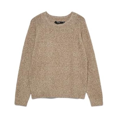 VERO MODA Vmdoffy LS O-Neck Blouse Ga Noos, Emperador, XS Dam, Emperador, XS VERO MODA Vmdoffy LS O-Neck Blouse Ga Noos, Emperador, XS Dam, Emperador, XS