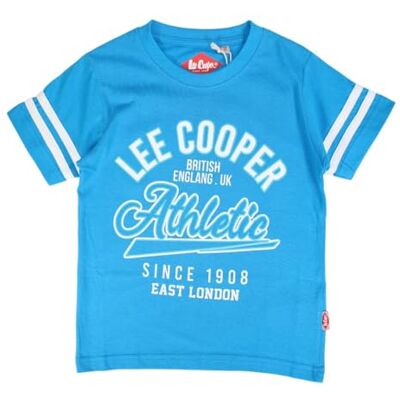Lee Cooper Pojke T-shirt kortärmad topp bomull blå 12 år, Färg: blå, 12 �r Lee Cooper Pojke T-shirt kortärmad topp bomull blå 12 år, Färg: blå, 12 �r