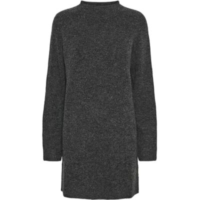 PIECES dam Pcnemesio Ls Mock Neck Knit Dress Bc stickad klänning PIECES dam Pcnemesio Ls Mock Neck Knit Dress Bc stickad klänning