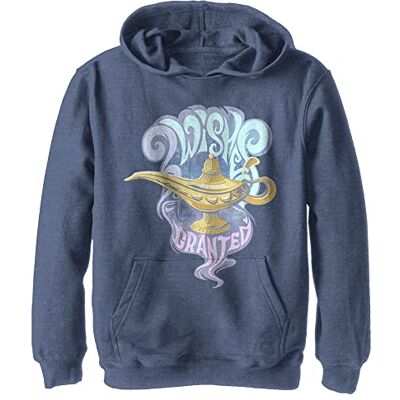 Fifth Sun Disney pojkar Aladdin Live Action Wishes Granted Hoodie T-shirt, Heather Navy, S, Ljung marinblå, S Fifth Sun Disney pojkar Aladdin Live Action Wishes Granted Hoodie T-shirt, Heather Navy, S, Ljung marinblå, S