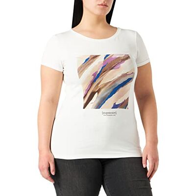 Comma dam T-shirt Kurzarm T-tröja Comma dam T-shirt Kurzarm T-tröja