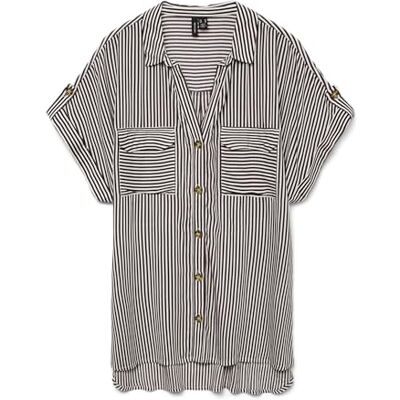 VERO MODA Vmbumpy Ss Shirt WVN Ga Noos, Vinprovning, S VERO MODA Vmbumpy Ss Shirt WVN Ga Noos, Vinprovning, S