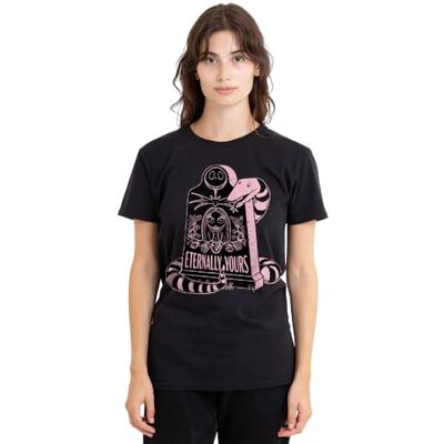 The Nightmare Before Christmas Valentine, Eternally Yours damt-shirt, svart, XX-Large, Svart, XXL The Nightmare Before Christmas Valentine, Eternally Yours damt-shirt, svart, XX-Large, Svart, XXL