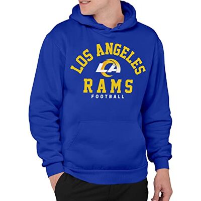 Junk Food Unisex NFL Classic Team Logo Hoodie Tröja med huva, blå, 3XL Junk Food Unisex NFL Classic Team Logo Hoodie Tröja med huva, blå, 3XL