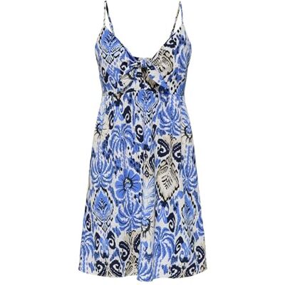 ONLY Onlnova Life Vis Jules Dress AOP, Amparo blå, L ONLY Onlnova Life Vis Jules Dress AOP, Amparo blå, L