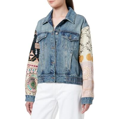 Desigual CHAQT_CASSIDY, 5053 DENIM MEDIUM WASH, M, Blå, M Desigual CHAQT_CASSIDY, 5053 DENIM MEDIUM WASH, M, Blå, M