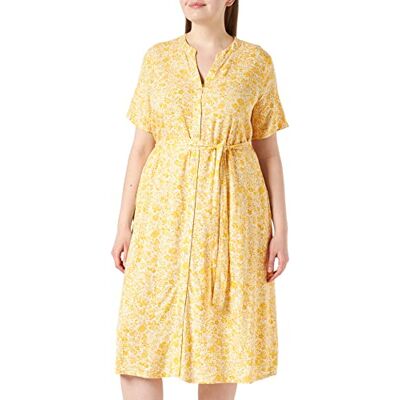 Part Two Dam Pawapw Dr Dress Relaxed Fit klänning, Yellow Painted Flower, 44 Part Two Dam Pawapw Dr Dress Relaxed Fit klänning, Yellow Painted Flower, 44