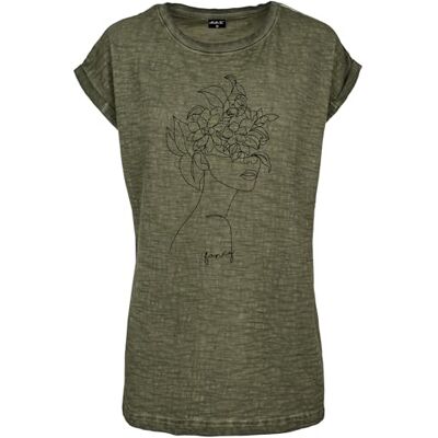 dam dam one Line Fruit Tee XS Olive, OLIV, XS dam dam one Line Fruit Tee XS Olive, OLIV, XS