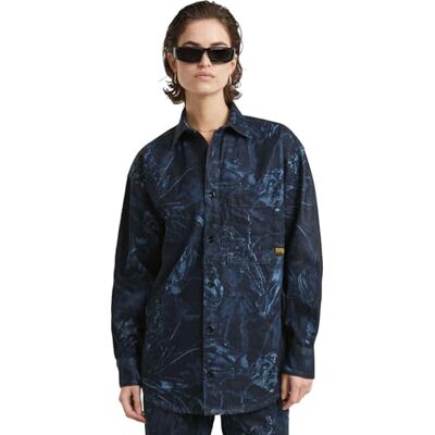 G-STAR RAW Relaxed Denim Overtröja, Blå (Frozen Liquid Layers D24344-d317-g923), XS G-STAR RAW Relaxed Denim Overtröja, Blå (Frozen Liquid Layers D24344-d317-g923), XS