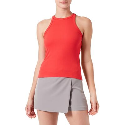 VERO MODA Damer Vmchloe Short Tank Top Ga JRS Noos Tanktop, Tomat, M VERO MODA Damer Vmchloe Short Tank Top Ga JRS Noos Tanktop, Tomat, M