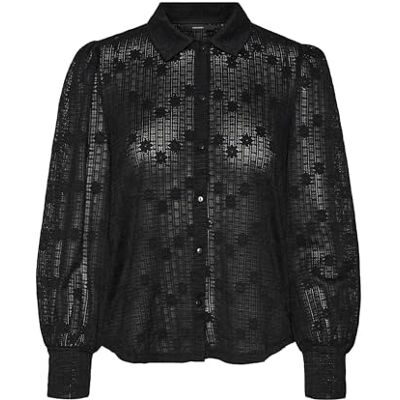 VERO MODA VMALICE LS Shirt JRS Boo, svart, M VERO MODA VMALICE LS Shirt JRS Boo, svart, M