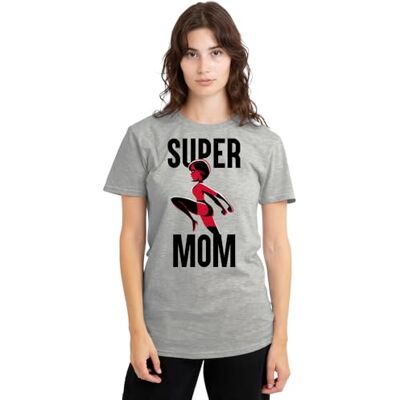 The Incredibles Super Mom dam t-shirt, atletisk ljung, stor, Atletisk Heather, L The Incredibles Super Mom dam t-shirt, atletisk ljung, stor, Atletisk Heather, L