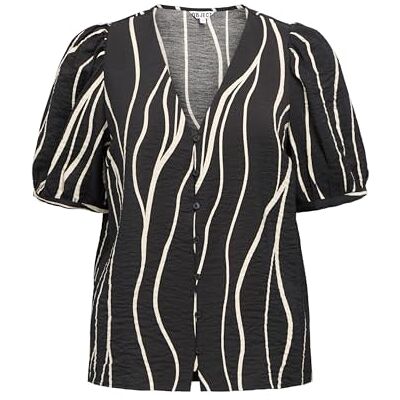Object Objjacira S/S V-hals topp Noos, svart, 38 Object Objjacira S/S V-hals topp Noos, svart, 38