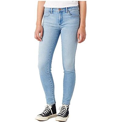 Wrangler Skinny Jeans för kvinnor, Vitt ljud, 42W / 32L Wrangler Skinny Jeans för kvinnor, Vitt ljud, 42W / 32L