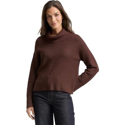 TOM TAILOR damtröja, 39062 – Dark Pecan Brown Melange, 3XL TOM TAILOR damtröja, 39062 – Dark Pecan Brown Melange, 3XL