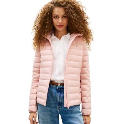 Tommy Hilfiger dam stretch nylon Lw dunjacka Ww0Ww47753, rosa, XS Tommy Hilfiger dam stretch nylon Lw dunjacka Ww0Ww47753, rosa, XS