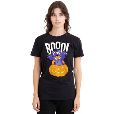 Lilo and Stitch skrattande pumpa dam t-shirt, svart, stor, Svart, L Lilo and Stitch skrattande pumpa dam t-shirt, svart, stor, Svart, L