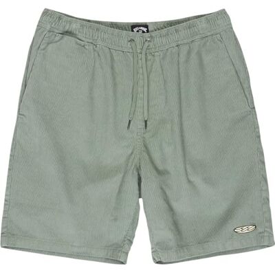 BILLABONG elastisk midja promenadshorts stor sladd män grön BILLABONG elastisk midja promenadshorts stor sladd män grön