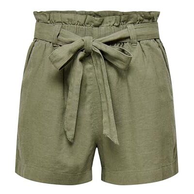 JDY SAY MW Linen Shorts Wvn Noos, Damshorts, Kalamata, 38 JDY SAY MW Linen Shorts Wvn Noos, Damshorts, Kalamata, 38