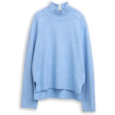 TOM TAILOR damtröja, 34910 – Light Fjord Blue Melange, 3XL TOM TAILOR damtröja, 34910 – Light Fjord Blue Melange, 3XL
