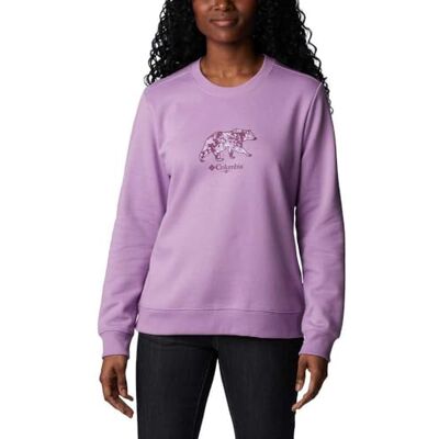Columbia Sweater Hart Mountain™ II Graphic Crew Purple XS Kvinna, Lila, XS Columbia Sweater Hart Mountain™ II Graphic Crew Purple XS Kvinna, Lila, XS