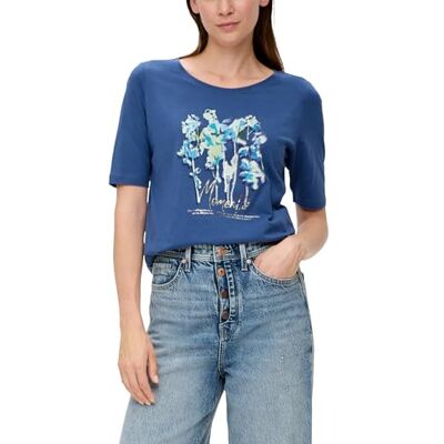 s.Oliver Dam-t-shirt, kortärmad, blå 32, blå, 32 SE s.Oliver Dam-t-shirt, kortärmad, blå 32, blå, 32 SE