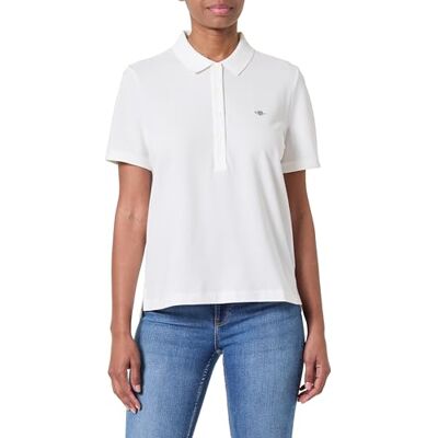 GANT REG SKÖLD SS PIQUE POLO, Äggskal, L GANT REG SKÖLD SS PIQUE POLO, Äggskal, L