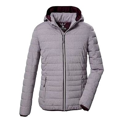 G.I.G.A. DX dam quiltad jacka/casual funktionell jacka i dunlook med dragkedja huva Uyaka, björnbär, 48, 28041-000 G.I.G.A. DX dam quiltad jacka/casual funktionell jacka i dunlook med dragkedja huva Uyaka, björnbär, 48, 28041-000