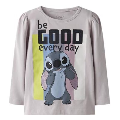 NAME IT Nmfdiana Stitch LS Top Box Noos Wdi, Lilac Marble, 92 för flickor och flickor, Lilac Marble, 92 NAME IT Nmfdiana Stitch LS Top Box Noos Wdi, Lilac Marble, 92 för flickor och flickor, Lilac Marble, 92