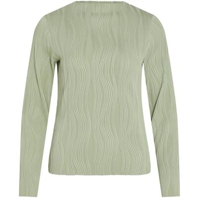 Vila dam Vinira Funnel Neck L/S Topp Långärmad skjorta Vila dam Vinira Funnel Neck L/S Topp Långärmad skjorta