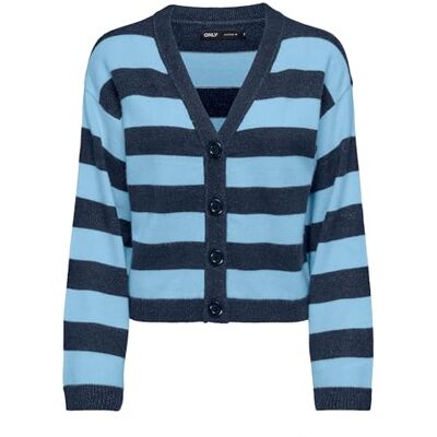 ONLY dam Onlkatia Ls Stripe V-hals, Cardi Cc Knt Cardigan-tröja ONLY dam Onlkatia Ls Stripe V-hals, Cardi Cc Knt Cardigan-tröja