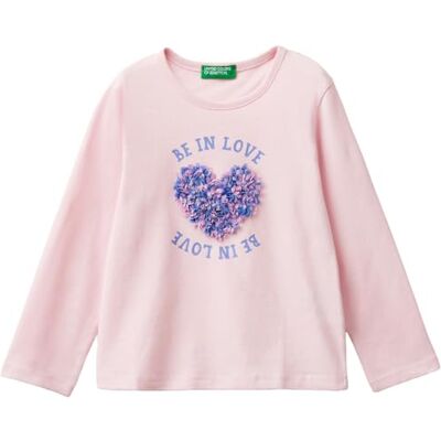 United T-shirt M/L, Rosenröd, 2 år United T-shirt M/L, Rosenröd, 2 år