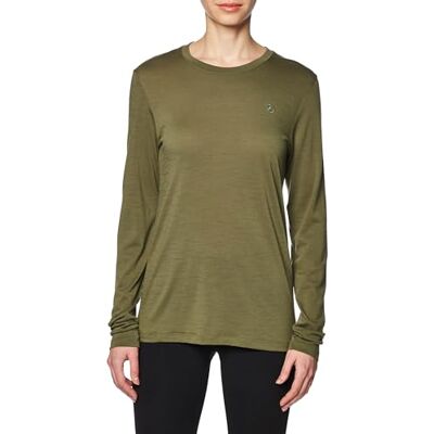 Fjällräven FJALLRAVEN 84102-625 Abisko Wool LS W Långärmad Dam Laurel Green Storlek XXS, Laurel Green, XXS Fjällräven FJALLRAVEN 84102-625 Abisko Wool LS W Långärmad Dam Laurel Green Storlek XXS, Laurel Green, XXS