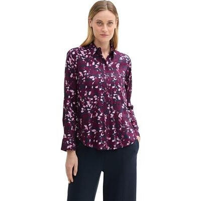 TOM TAILOR damblus, 35893 – Berry höst blommig design, 36 TOM TAILOR damblus, 35893 – Berry höst blommig design, 36